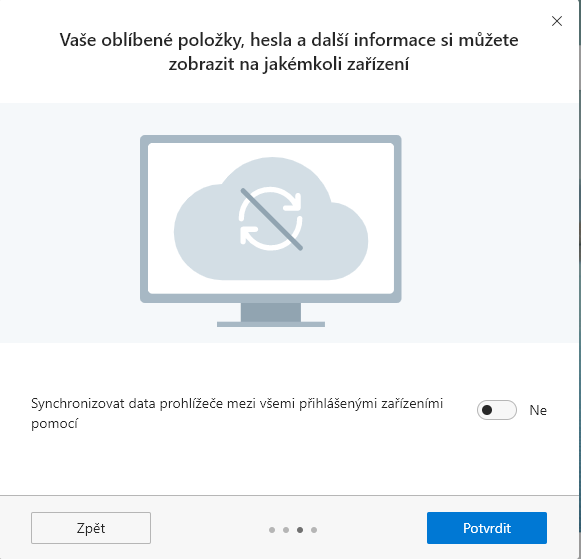Možnost synchronizace